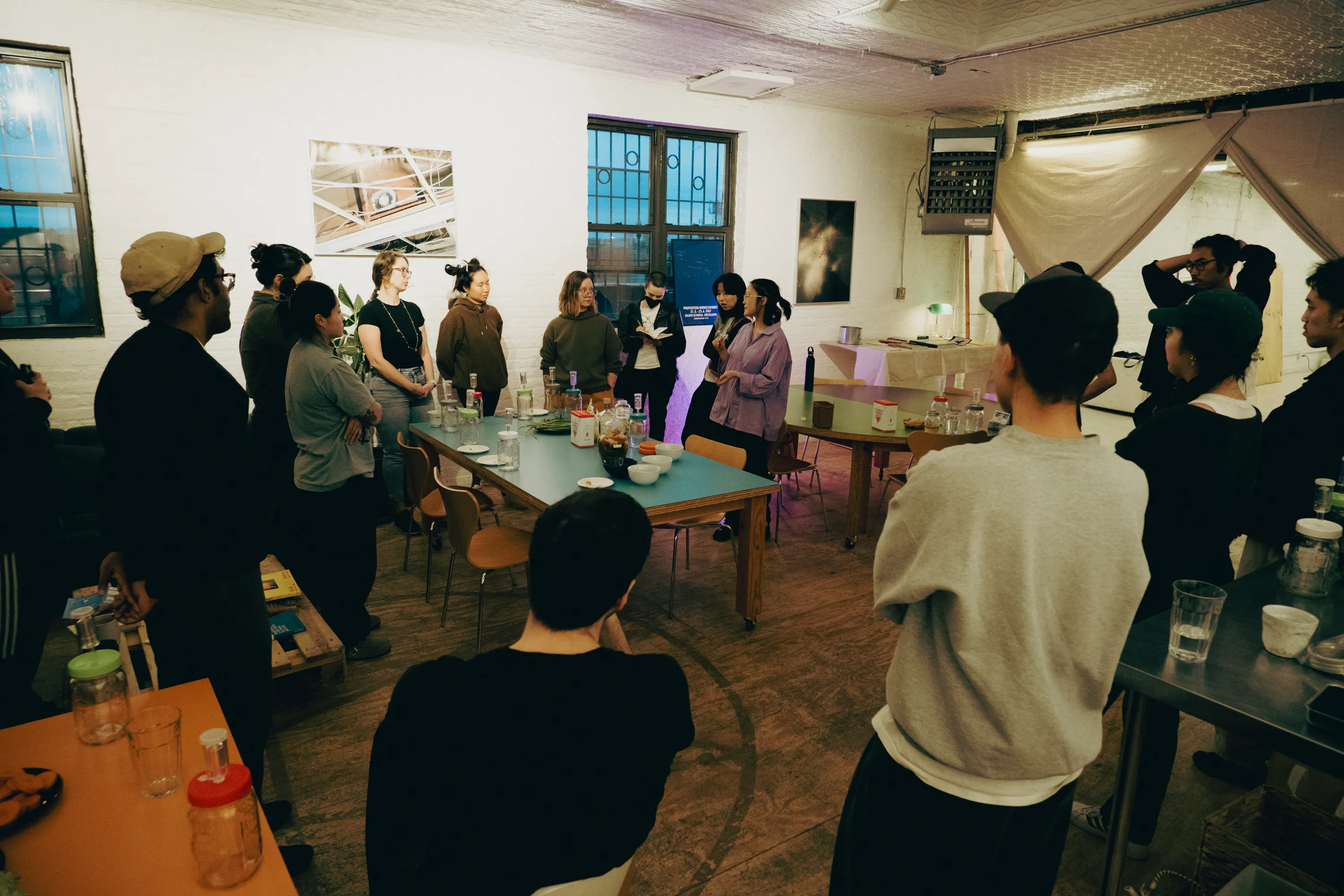 jess eng teaching at pao pao, a two-hour fermentation & pickling workshop